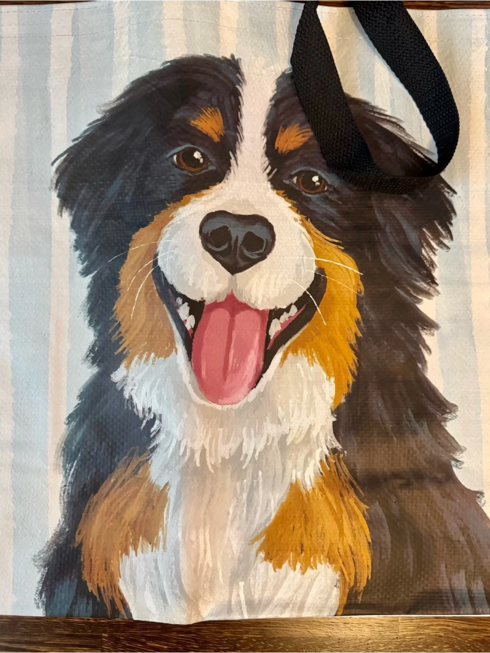 Homegoods TjMaxx Marshalls Reusable Totes- Burmese Dog- Beautiful Print!